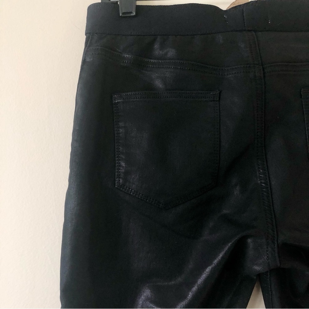 1. STATE Black Coated Leggings Size Small - Picture 5 of 9